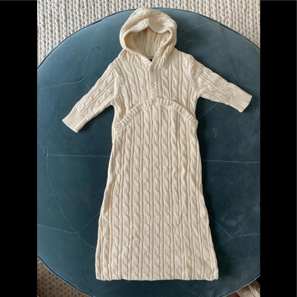 Gap infant cable knit bunting bundler 6-12mos NWOT